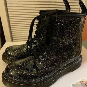 Like new Glitter Dr. Marten Boots